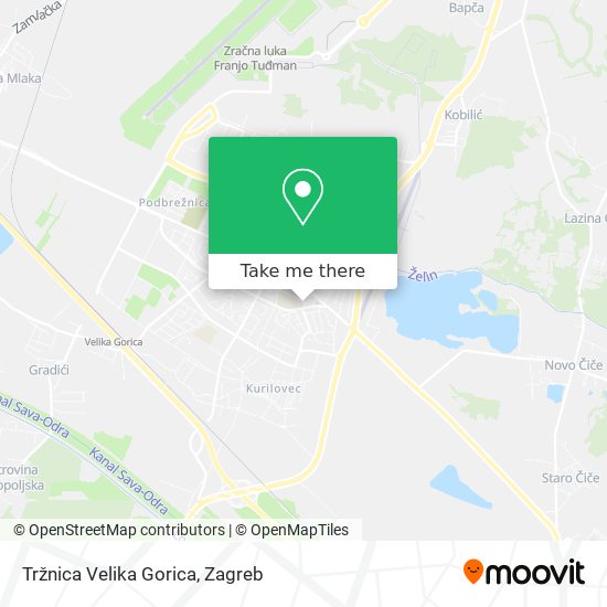 Tržnica Velika Gorica map