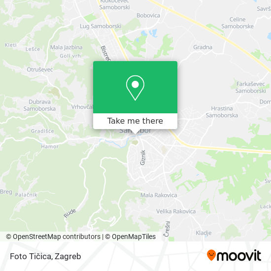 Foto Tičica map