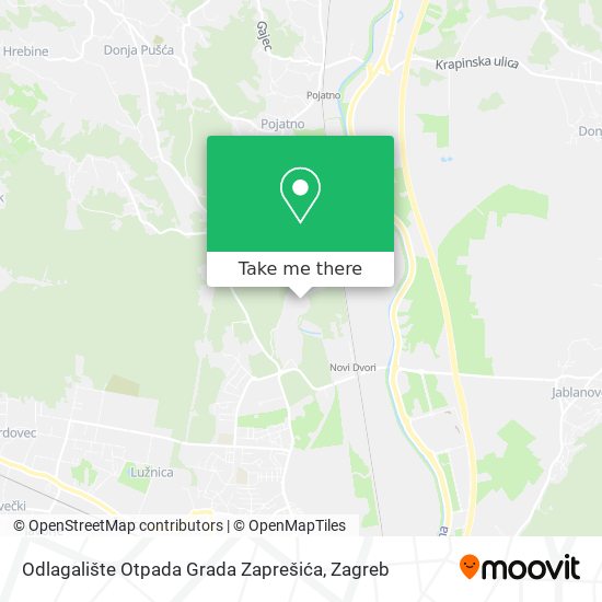 Odlagalište Otpada Grada Zaprešića map