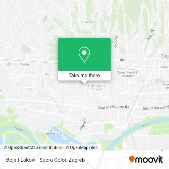Boje I Lakovi - Sabra Color map