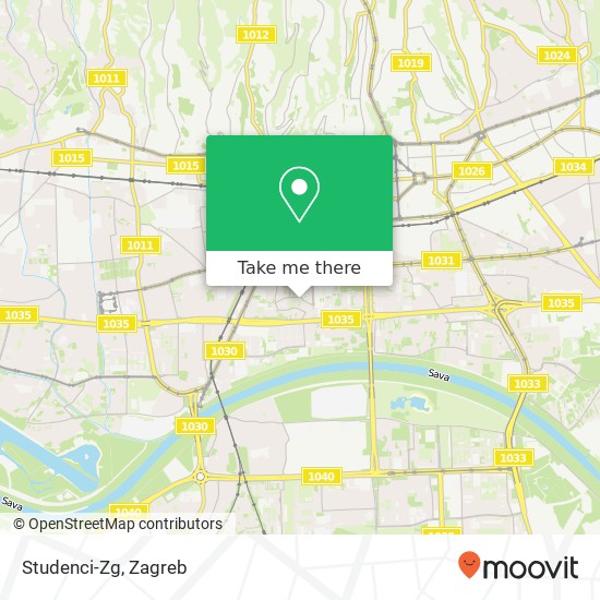 Studenci-Zg map