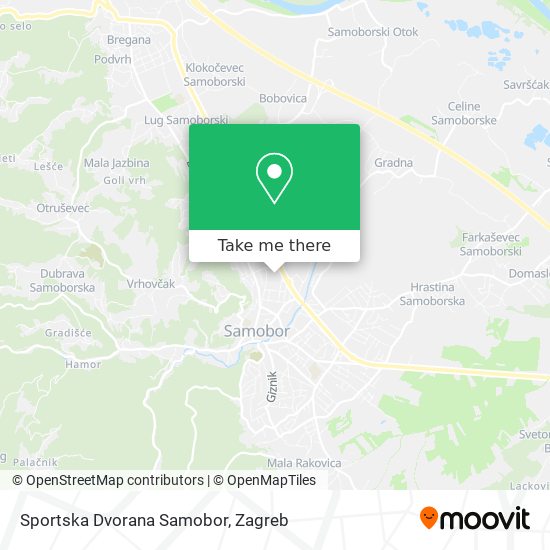 Sportska Dvorana Samobor map