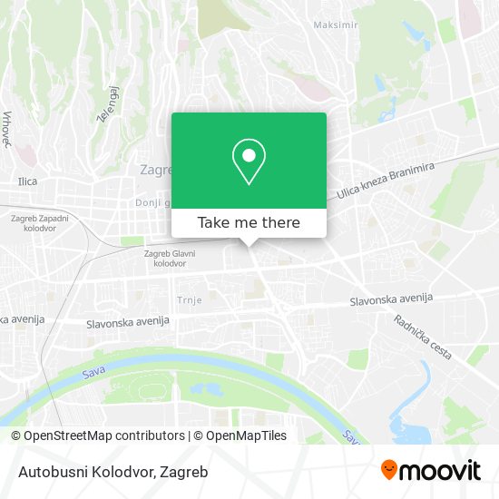Autobusni Kolodvor map