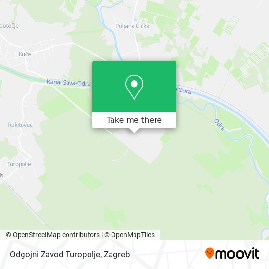 Odgojni Zavod Turopolje map
