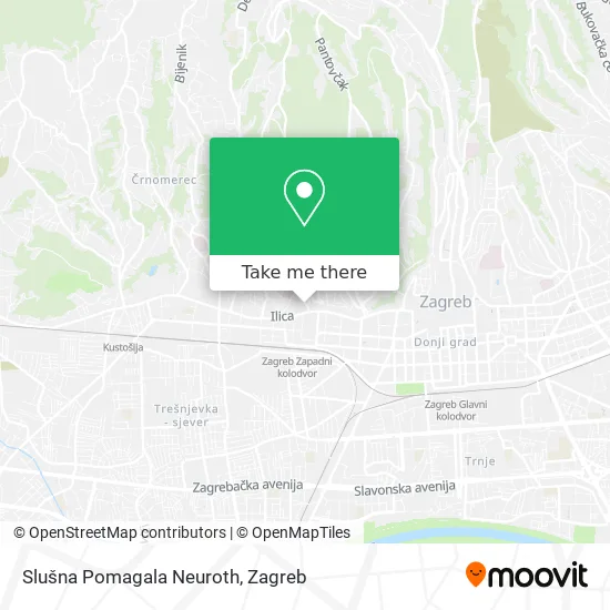 Slušna Pomagala Neuroth map