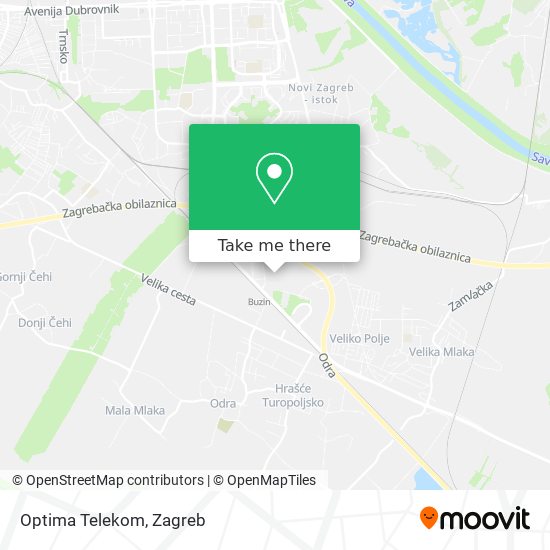 Optima Telekom map