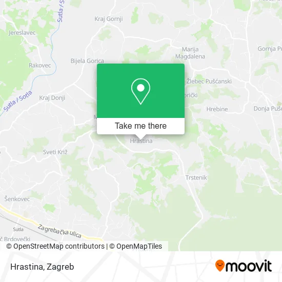 Hrastina map