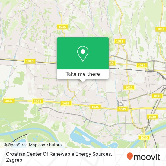Croatian Center Of Renewable Energy Sources map
