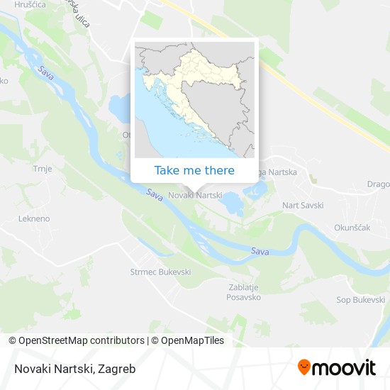 Novaki Nartski map