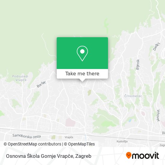 Osnovna Škola Gornje Vrapče map