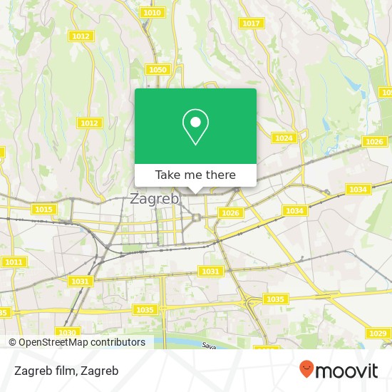 Zagreb film map