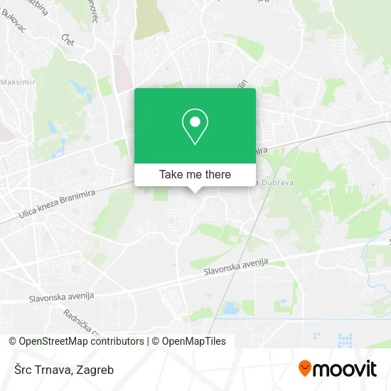 Šrc Trnava map