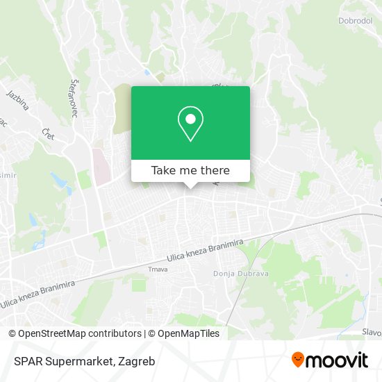 SPAR Supermarket map
