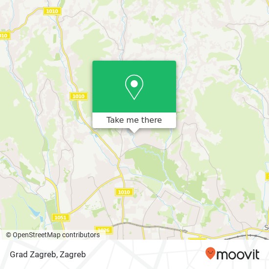 Grad Zagreb map