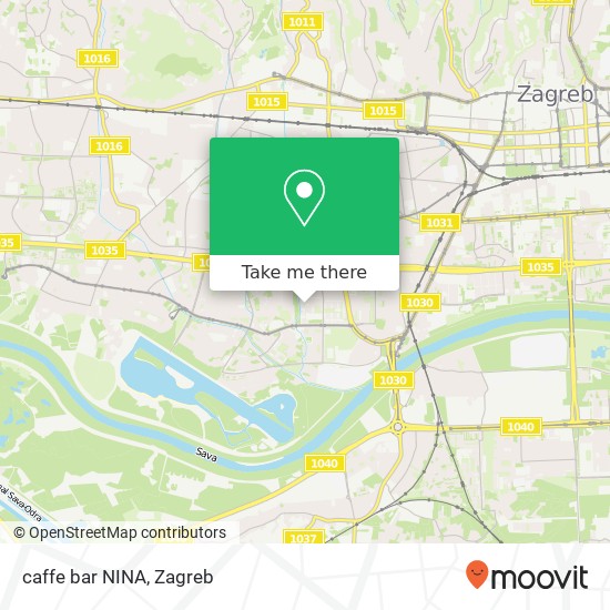 caffe bar NINA map