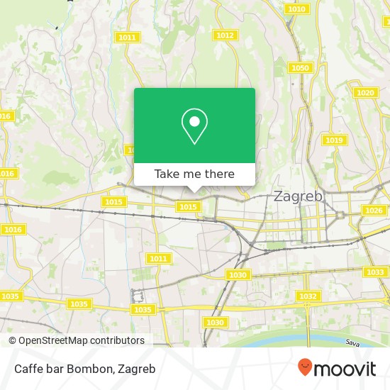 Caffe bar Bombon map