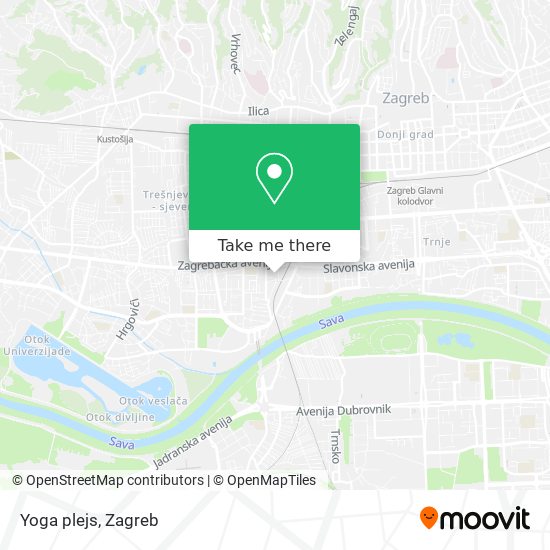 Yoga plejs map