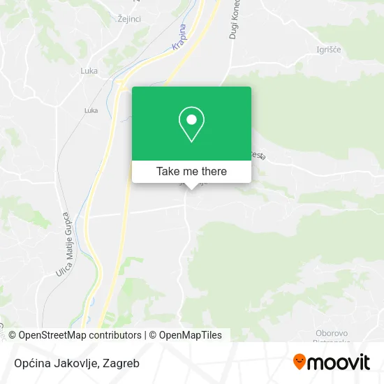 Općina Jakovlje map