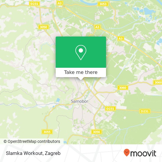Slamka Workout map