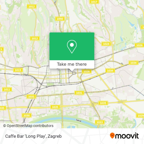 Caffe Bar 'Long Play' map