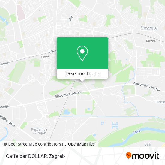 Caffe bar DOLLAR map