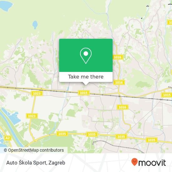 Auto Škola Sport map
