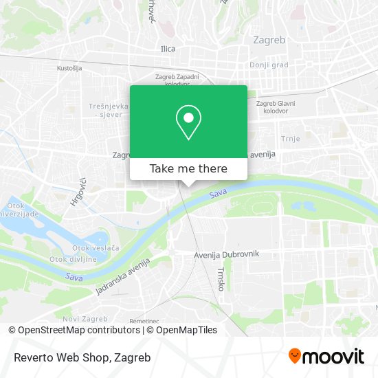 Reverto Web Shop map