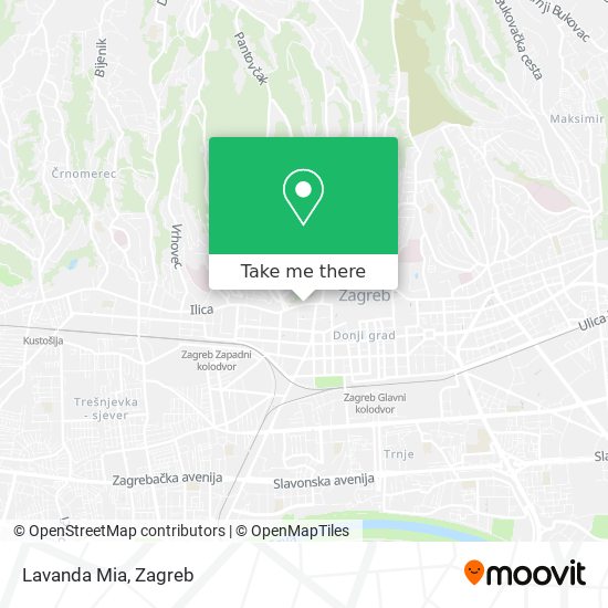 Lavanda Mia map
