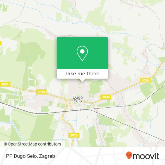 PP Dugo Selo map