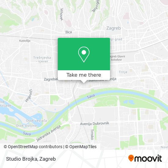 Studio Brojka map