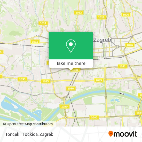 Tonček i Točkica map