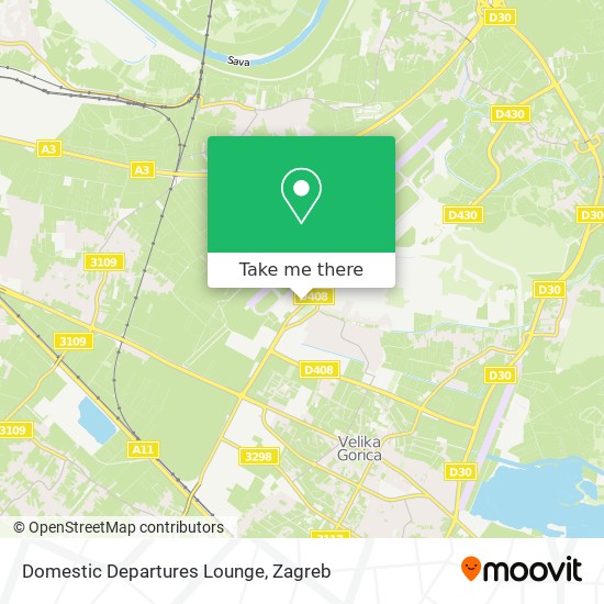 Domestic Departures Lounge map