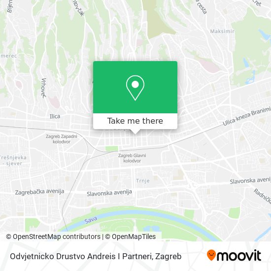 Odvjetnicko Drustvo Andreis I Partneri map