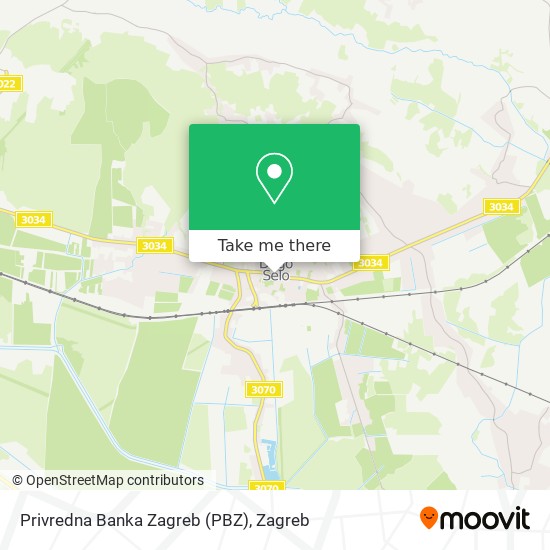 Privredna Banka Zagreb (PBZ) map