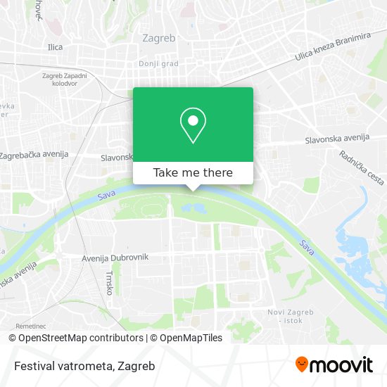 Festival vatrometa map