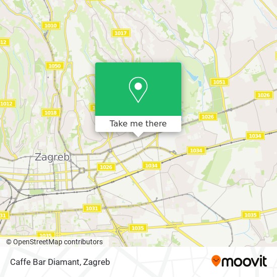 Caffe Bar Diamant map