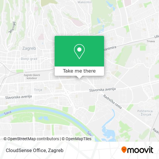 CloudSense Office map