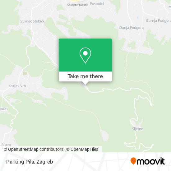 Parking Pila map