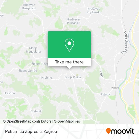 Pekarnica Zaprešić map