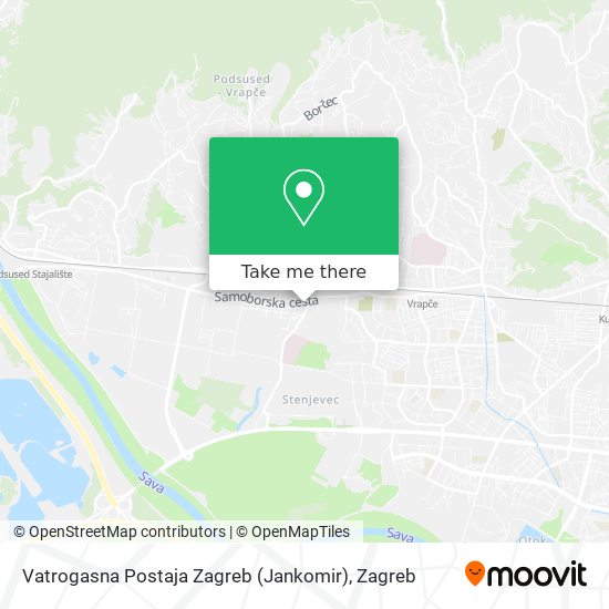 Vatrogasna Postaja Zagreb (Jankomir) map