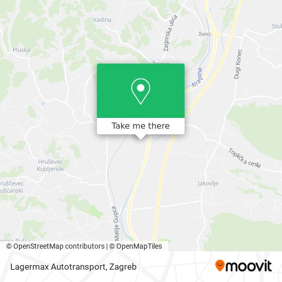 Lagermax Autotransport map