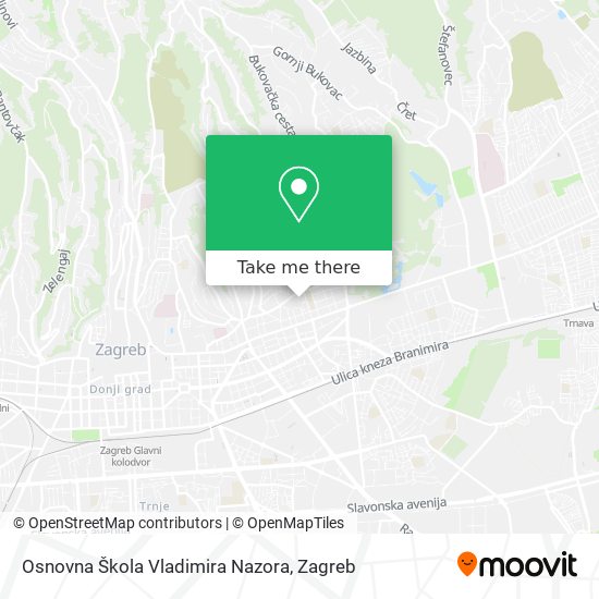 Osnovna Škola Vladimira Nazora map