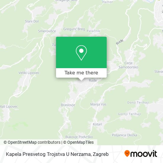 Kapela Presvetog Trojstva U Nerzama map