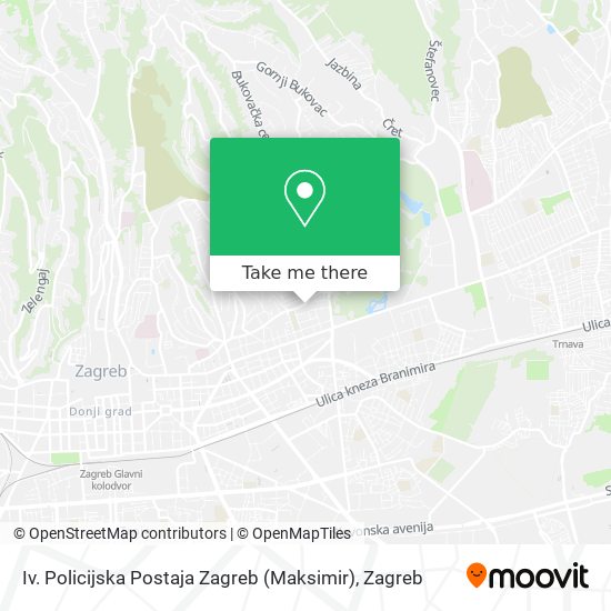 Iv. Policijska Postaja Zagreb (Maksimir) map