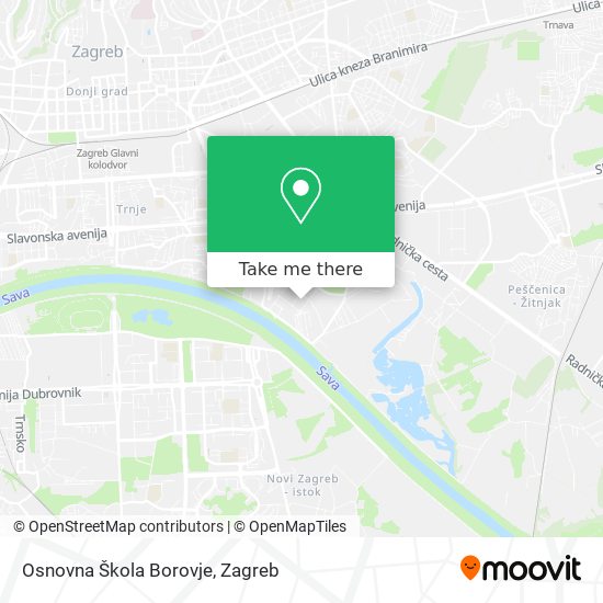 Osnovna Škola Borovje map