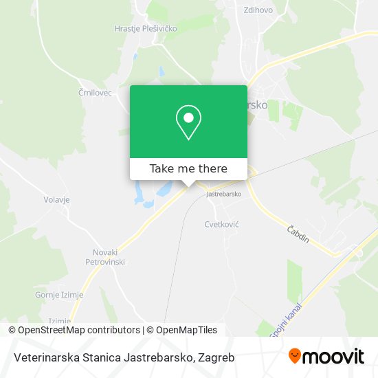 Veterinarska Stanica Jastrebarsko map
