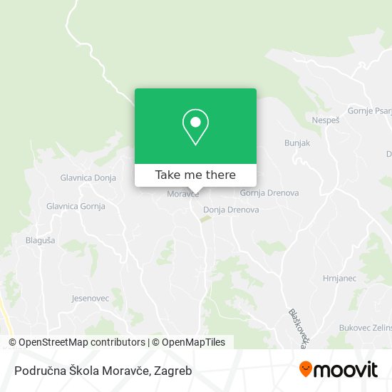 Područna Škola Moravče map