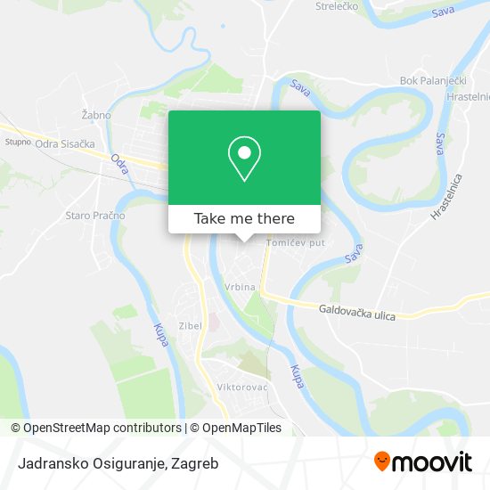 Jadransko Osiguranje map