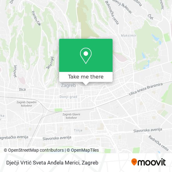 Dječji Vrtić Sveta Anđela Merici map