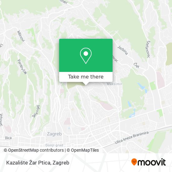 Kazalište Žar Ptica map